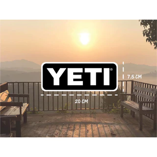 ⛰🏕สติ๊กเกอร์แคมป์ปิ้ง สติ๊กเกอร์แคมป์ ลาย เยติ