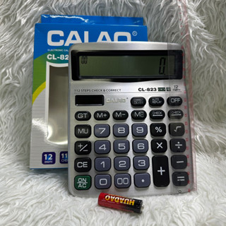 เครื่องคิดเลข CALAO CL-2136 CL-823 เครื่องคิดเลขหน้าจอใหญ่ ปุ่มกดง่าย คำนวณได้ 12 หลัก