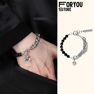 ▪️Black Bead Bracelet  สร้อยข้อมือลูกปัดนิลดำเงาพรีเมียม  #ไอเทมสายมู 📿