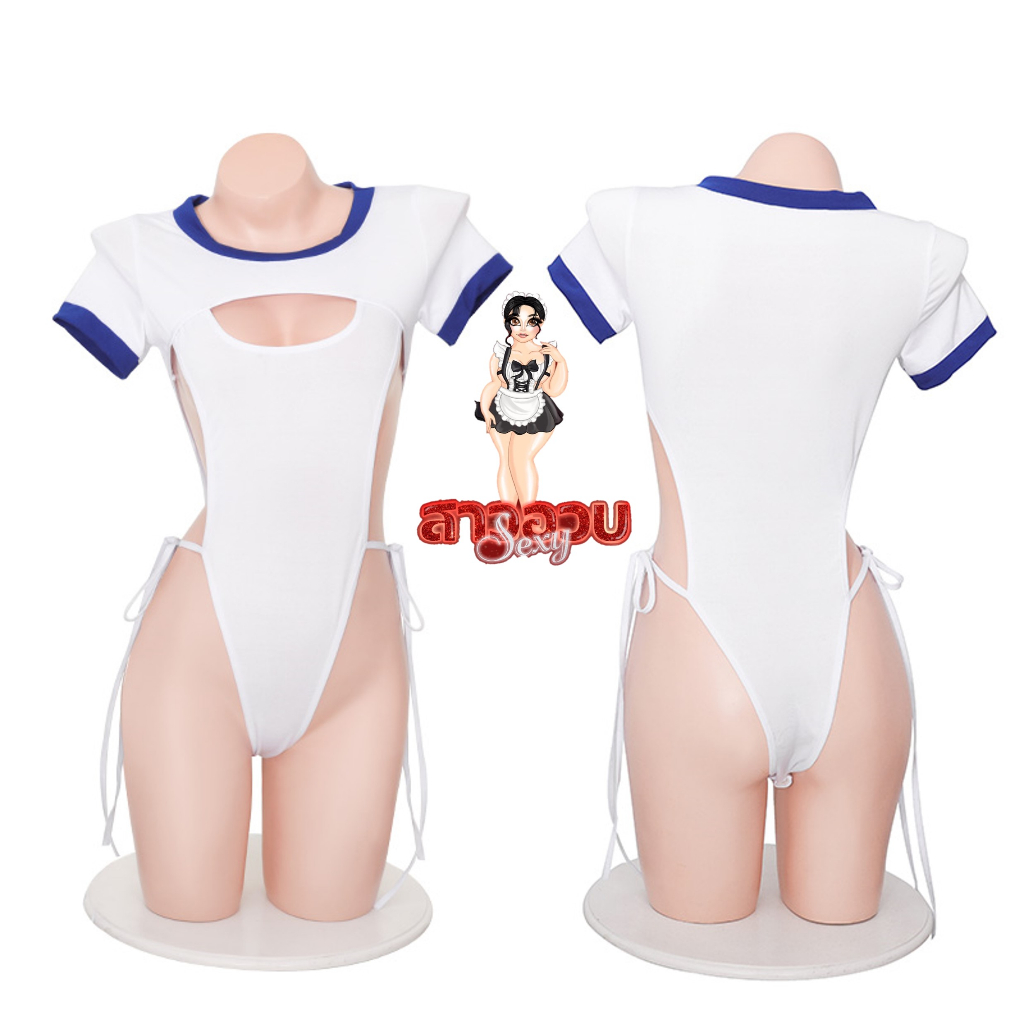 ชุดนอนไม่ได้นอนสาวอวบ ชุดนอนคนอ้วน ☄️มีถุงแพคใส่ ชุดนักเรียน บอดี้สูท M-571 - รูปที่ 5