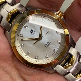 Tag Heuer Link 18k Mother Of Pearl Diamond WJF1153