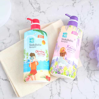 (ขวดปั๊ม) Shokubutsu Monogatari โชกุบุสซึ ครีมอาบน้ำ 500 ml.