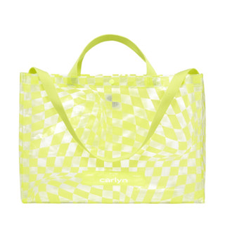 Carlyn Reuseable bag 2 สี (Lime neon / Black) พร้อมส่ง