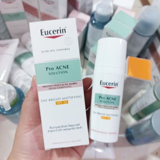 เดย์แมท แพ็คเกจใหม่ | ยูเซอริน Eucerin ProACNE Solution Day Mat Whitening SPF30 50ml.