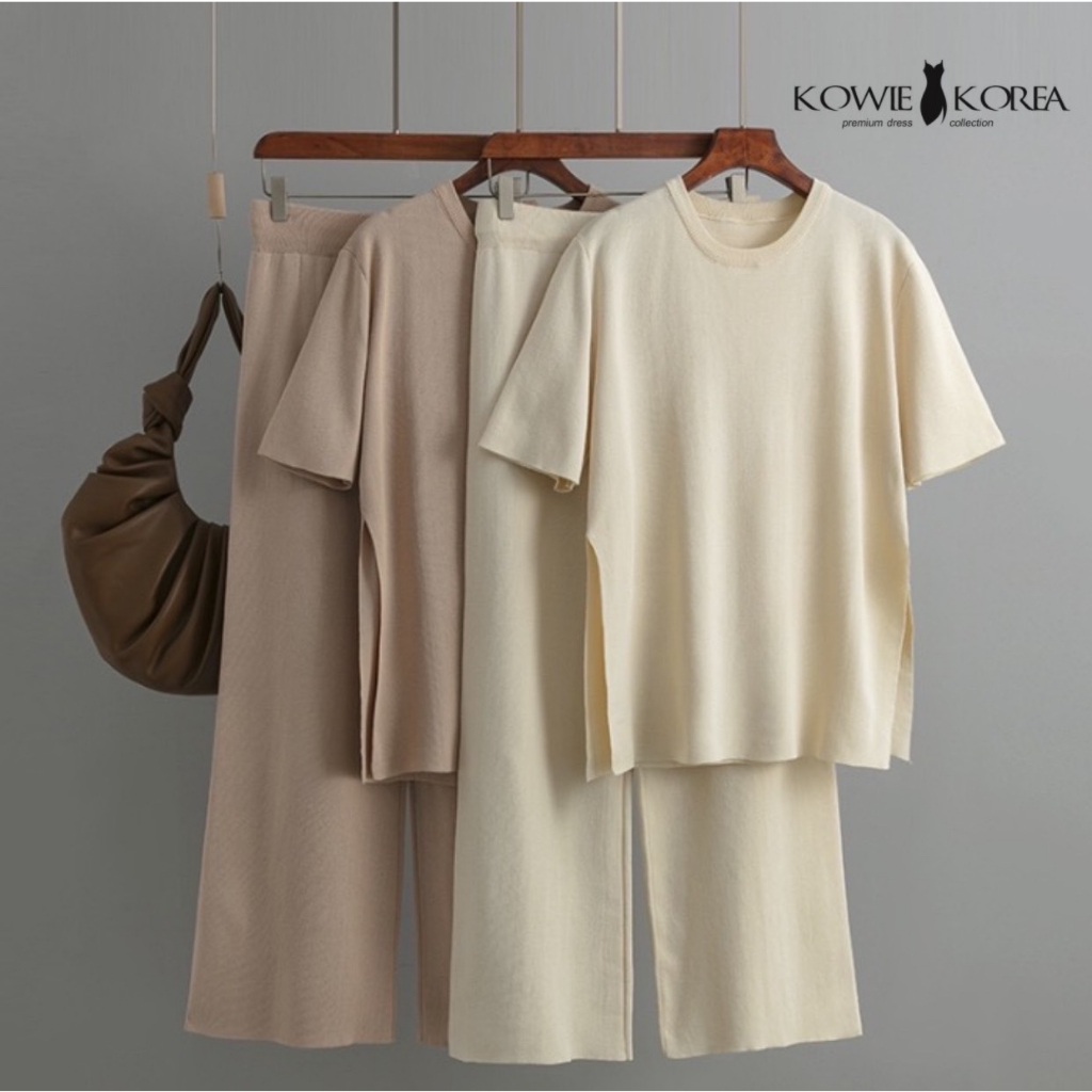 Kowie Korea ( 350 ) Cara Set ชุดเซทไหมพรมสีพื้น