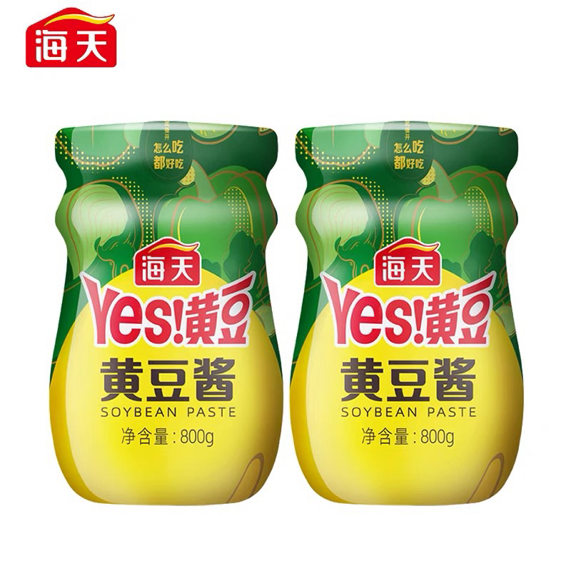 ซอสเต้าเจี้ยวถั่วเหลือง Yes 黄豆酱 ไห่เทียน Haitian 海天 800g