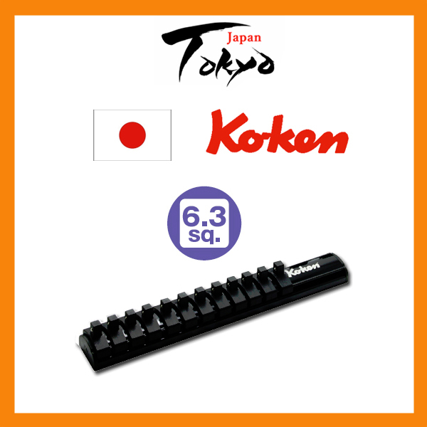 KOKEN RSAL200-1/4x12 รางแม่เหล็ก 8 นิ้ว พร้อมคลิป 1/4นิ้ว 12ชิ้น 【ส่งตรงจากญี่ปุ่น】