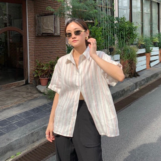 Maynita - Linen oversize shirt เสื้อเชิตลินิน