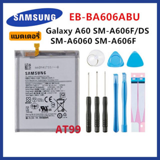 แบตเตอรี่ แท้ Samsung Galaxy A60 SM-A606F/DS SM-A6060 SM-A606F battery EB-BA606ABU 3500mAh. แบต Samsung A60