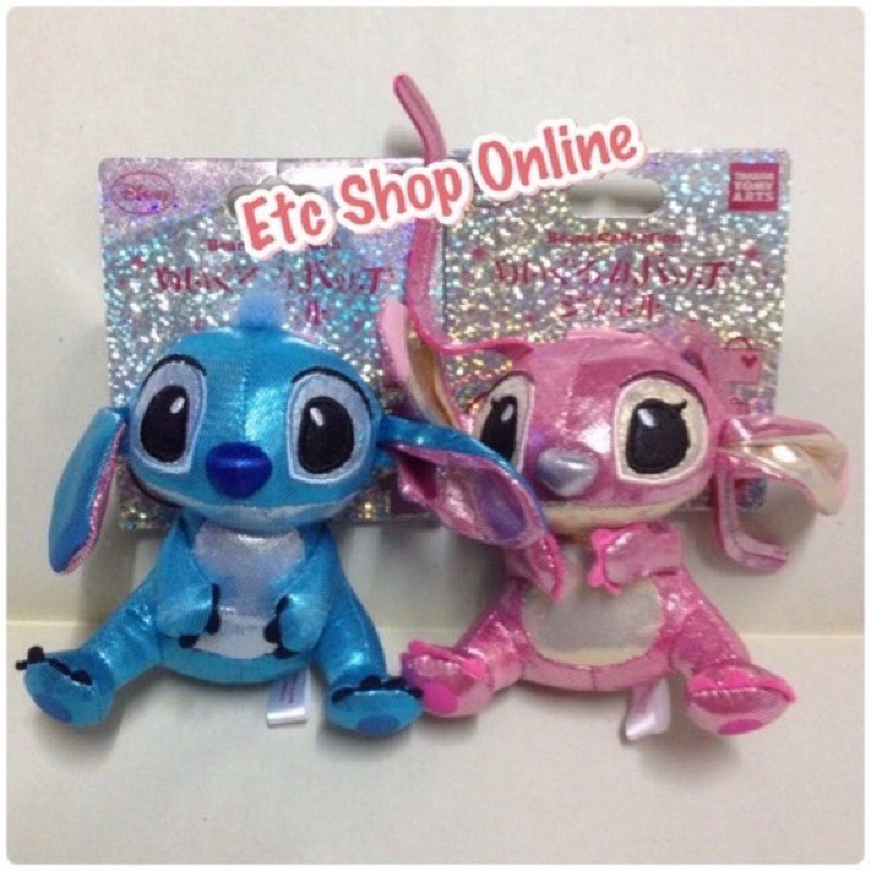 แท้ 100% จากญี่ปุ่น ตุ๊กตา สติช Disney Stitch and Angel Baddzijueru Batch Beans Collection Plush Doll