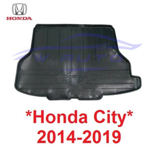 ถาดวางของท้ายรถ Honda City 2014 -2019 ถาดท้ายรถยนต์ ฮอนด้า ซิตี้ ถาดสัมภาระท้ายรถ ถาดรองท้ายรถ ถาดวางของ ถาดพลาสติก