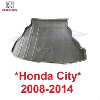 ถาดวางของท้ายรถ Honda City 2008 -2013 ถาดท้ายรถยนต์ ฮอนด้า ซิตี้ ถาดสัมภาระท้ายรถ ถาดรองท้ายรถ ถาดวางของ ถาดพลาสติก