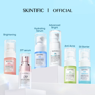 【Serum Collectiom】SKINTIFIC เซรั่ม ให้ผิวอิ่มน้ำ กำจัดสิว ให้ผิวกระจ่างใส ต่อต้านริ้วรอยก่อนวัย