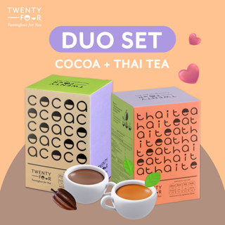 [DUO SET 2 Box] Cocoa + Thaitea [ โกโก้ 1กล่อง ชาไทย 1 กล่อง ]