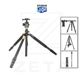 ขาตั้งกล้อง TRIPOD Qzsd Q999H ของแท้100%  คุณภาพสูง ตั้งถ่ายแบบมุมท็อปได้ ขาตั้งมุมท็อป Top view