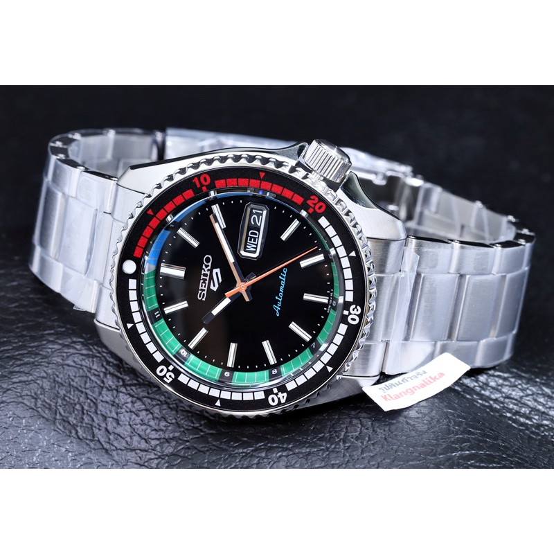 (แถมกล่องแบบพกพา) นาฬิกา SEIKO 5 SPORTS Retro Color Collection SPORTS STYLE Special Edition รุ่น SRP
