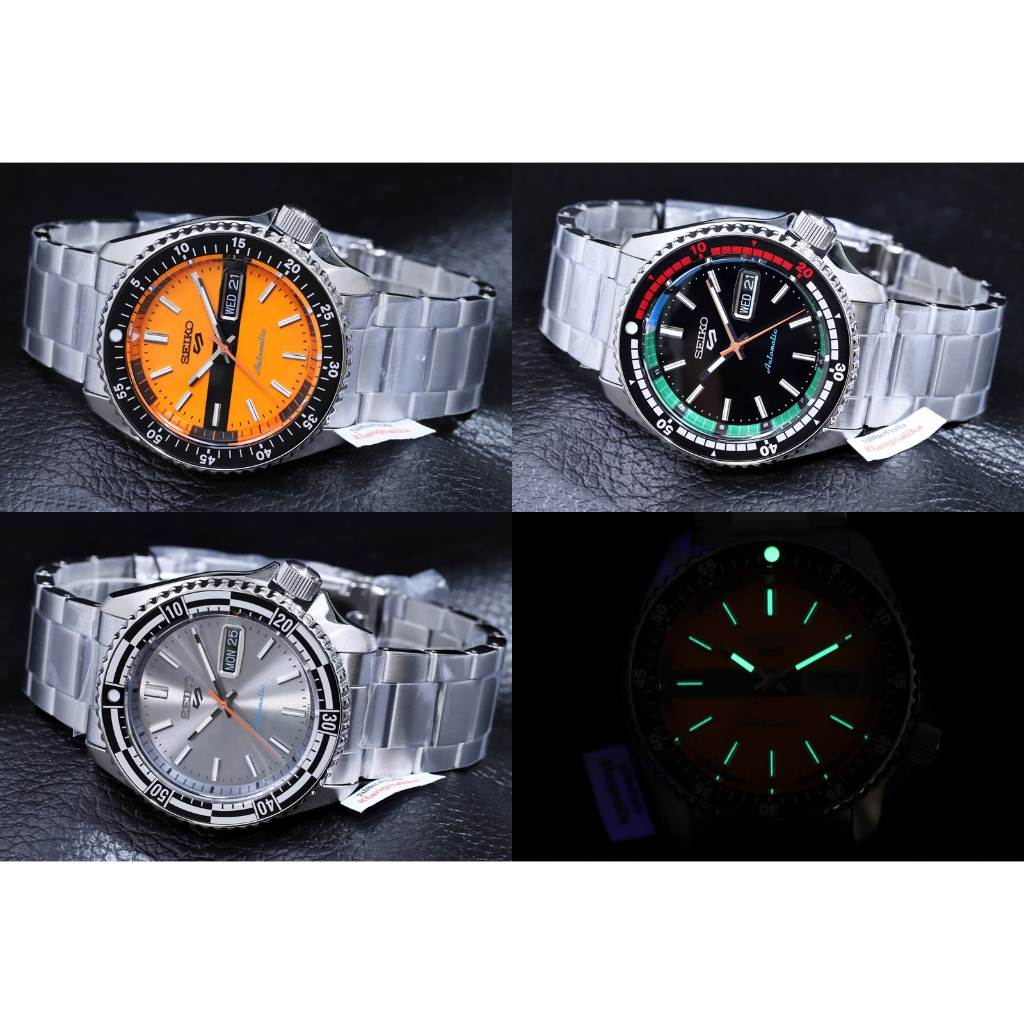 (แถมกล่องแบบพกพา) นาฬิกา SEIKO 5 SPORTS Retro Color Collection SPORTS STYLE Special Edition รุ่น SRP