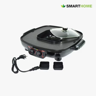 SMART HOME เตาปิ้งย่างและหม้อสุกี้ (1800 วัตต์) รุ่น SM-EG1802