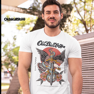 Oldskull BLACK EXPRESS 5 ของแท้ 100% เสื้อยืดวินเทจ