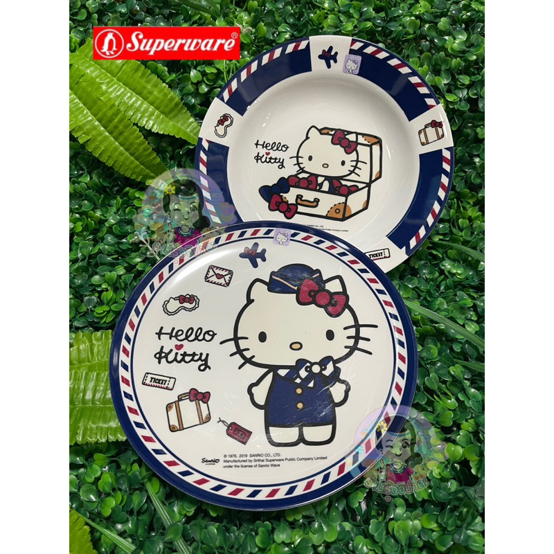 ชุดทานข้าวเมลามีนลายคิตตี้ทาเวล ศรีไทยซุปเปอร์แวร์ สวยมทกคะ #ร้านรุ้งจิปาถะ - รูปที่ 3