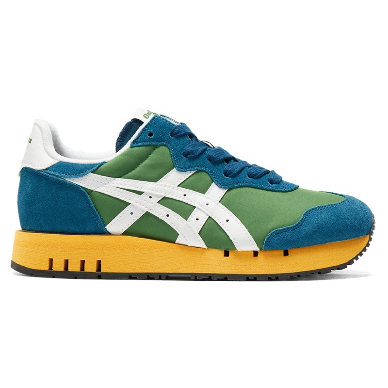 รองเท้า Onitsuka Tiger X-CALIBER สไตล์วินเทจญี่ปุ่น หนังและผ้า พร้อมเชือกผูกรองเท้า สีขาว/น้ำเงิน