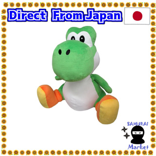 【ส่งตรงจากญี่ปุ่น】ตุ๊กตายัดไส้ San British Trade Super Mario All Star Collection Yoshi (L) W43 × D37 × H49 ซม. Ac42