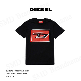 Diesel เสื้อยืดคอกลม รุ่น TDASI Maglietta T-Shirt Code: J01647 KYAWX K900