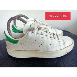 Adidas Size 36 ยาว 22.5 Cm  รองเท้ามือสอง  ผู้หญิง เท้าเล็ก   แฟชั่น ลำลอง ทำงาน