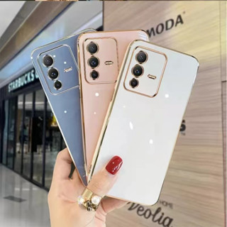 เคส TPU เคสสีพาสเทล ขอบเงา ใช่สำหรับVivo Y27 V27 V27pro Y02 Y02S Y16 Y21 Y21T T1X Y33S Y33T Y15S Y01 Y12A Y12S Y20 Y20i