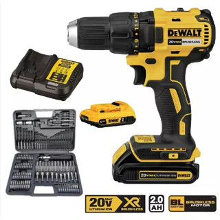 DEWALT สว่านไขควงไร้สาย20V รุ่น DCD7771D2A มาพร้อมแบต+แท่นชาร์จ เครื่องมือช่าง รับประกัน