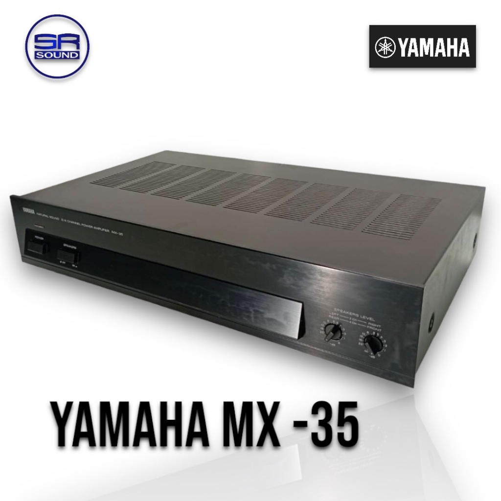 ฟรีค่าส่ง YAMAHA MX-35 เพาเวอร์แอมป์ 4CH 40watts  ที่ 8 ohm/20 watts ที่ 8 ohm(4 channels)ราคาต่อ1เค