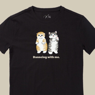 เสื้อยืดลาย cat Dancing|Sherbet.teeshop