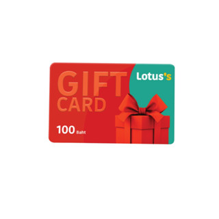 PREMIUM LOTUS GIFT CARD มูลค่า 100 บาท สำหรับแถม SSD 1 TB เท่านั้น