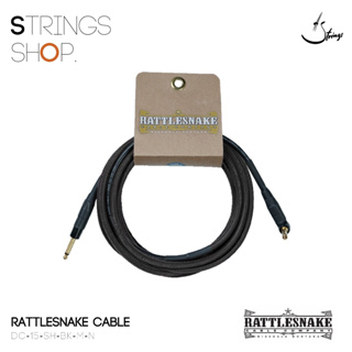 สายเคเบิ้ล Rattlesnake Cable Snake Head Gold (R/S) Black ( DC-15-SH-BK-M-N )