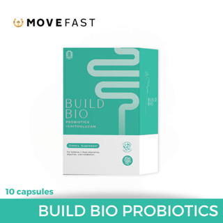 Build Bio probiotic ผลิตภัณฑ์อาหารเสริม 1 กล่อง ขนาด 10 แคปซูล