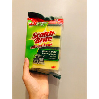 สก๊อต ไบรต์ scotch brite  3M 3 แถม 1 คุ้มมากกกก