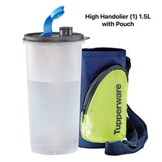 Tupperware แก้วน้ำพร้อมกระเป๋าใส่แก้ว รุ่น High Handolier (1) 1.5L with Pouch