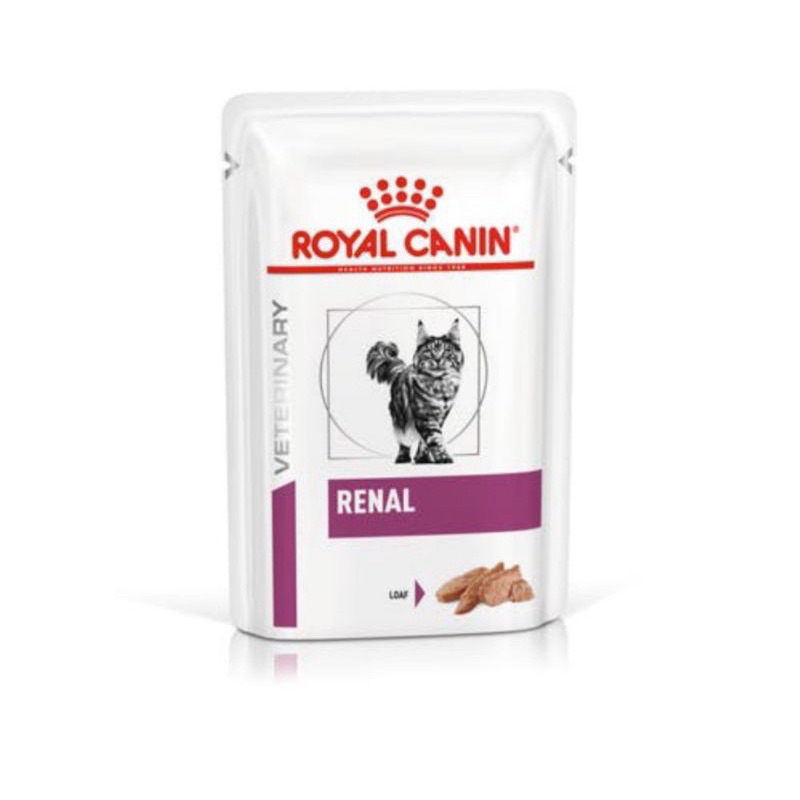 Royal Canin Renal เนื้อ  Loaf อาหารแมวเปียกโรคไต 85 กรัม