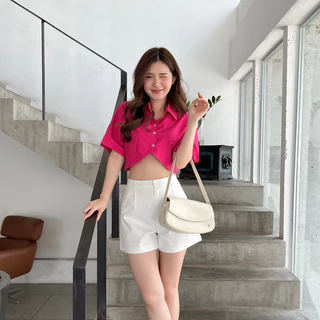 Thesummernade : Wonka short pants กางเกงขาสั้นผ้าสูท
