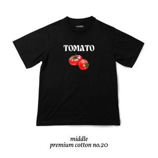 เสื้อยืดโอเวอร์ไซส์สกรีนลาย Tomato | สกรีนไม่หลุดไม่ลอก ซักเครื่องได้