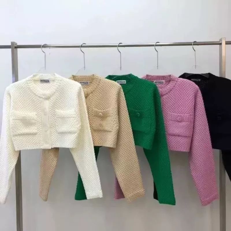 โปรหน้าร้อน มาใหม่จร้า เสื้อคลุมไหมพรมครึ่งตัว