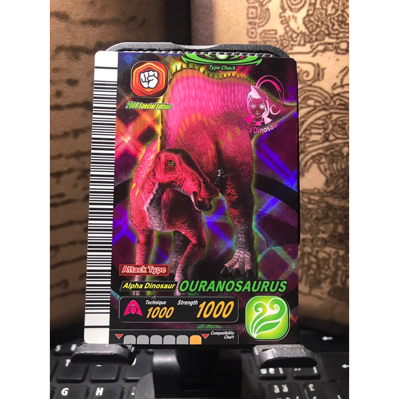 การ์ด👑Dinosaur King Special Arcade Card Alpha Ouranosaurus (ATC002-Dino) EngVer.👑