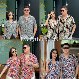 EverythingXHawaii 🌴(1938) เสื้อฮาวาย เสื้อเชิ้ตแขนสั้น ใส่ได้ทั้งชาย-หญิง ผ้าสปันพรีเมี่ยม ใส่คาเฟ่สวย