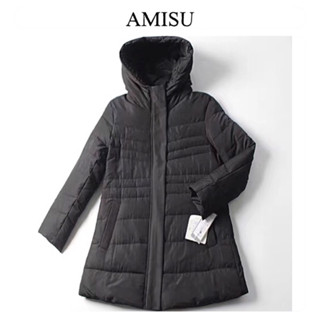 โค้ทขนเป็ด🐥 overcoat ขนเป็ด 🤍แบรนด์ ✨AMISU✨(WY992)