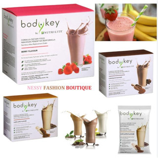 ของแท้ 100% Amway bodykey by Nutrilite ใหม่!! ผงทดแทนมื้ออาหาร (14ซอง) 714g ขนาด exp:2024-8