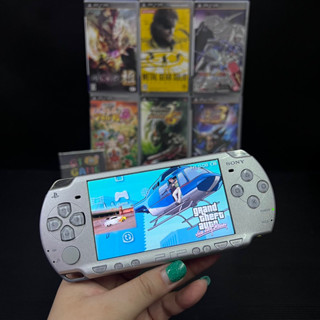 Sony PSP-2000 Metallic Silver 📟 90% 60Game 32GB.🕹แปลงลงเกม