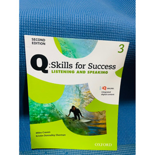 หนังสือ Q  Skills for Success 2nd ED 3A, Listening &amp; Speaking  Students Book💥ไม่มีเขียน