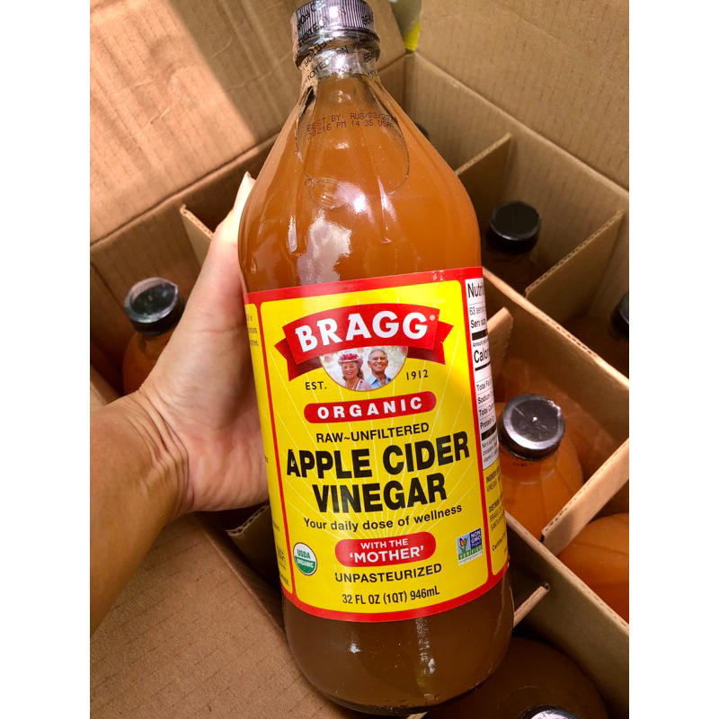 💥Bragg ACV. Apple cider vinegar น้ำส้มสายชูหมักด้วยผลแอปเปิ้ล ของแท้💯(มาเลเซีย)