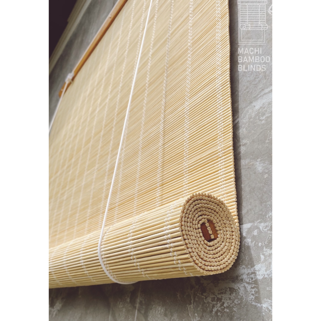 ตกแต่งบ้าน หน้ากว้าง 1.8เมตร มู่ลี่ไม้ไผ่สีธรรมชาติ ม่านไม้ไผ่สีธรรมชาติ ส่งด่วน สั่งเลย