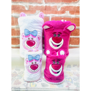 Lotso Toy Story ผ้าเช็ดตัว+ผ้าเช้ดหน้า 2ชิ้น ซับนำ้ดีมาก ผ้าขนหนูอาบน้ำการ์ตูนเกาหลีตุ๊กตา